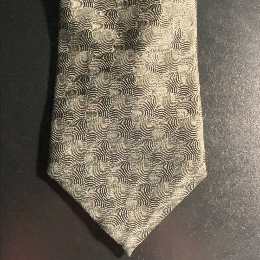 Puritan dark green/black tie